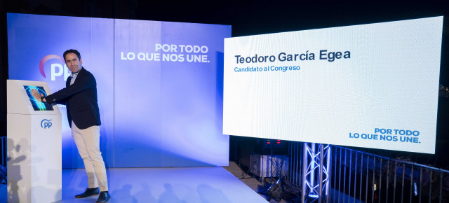 El secretario general, Teodoro García Egea