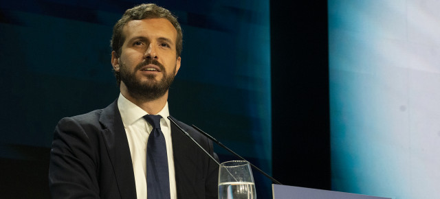 Intervención de Pablo Casado en el cierre de campaña del PP en Madrid