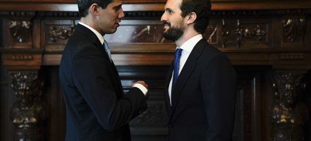 Pablo Casado se reúne con Juan Guaidó