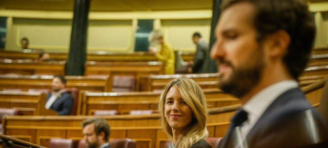 Cayetana Álvarez de Toledo, en el Pleno en el Congreso de los Diputados