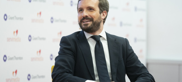 Pablo Casado, en la presentación del libro de Martínez Maíllo