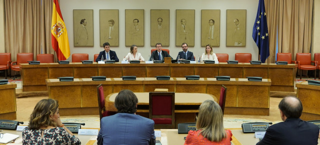 Alberto Núñez Feijóo preside la reunión plenaria con la dirección de los Grupos Parlamentarios del Congreso y del Senado