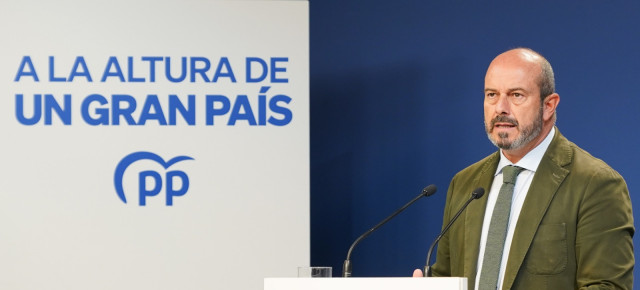 El vicesecretario de Coordinación Autonómica y Local del PP, Pedro Rollán, presenta la 25 Interparlamentaria del Partido Popular
