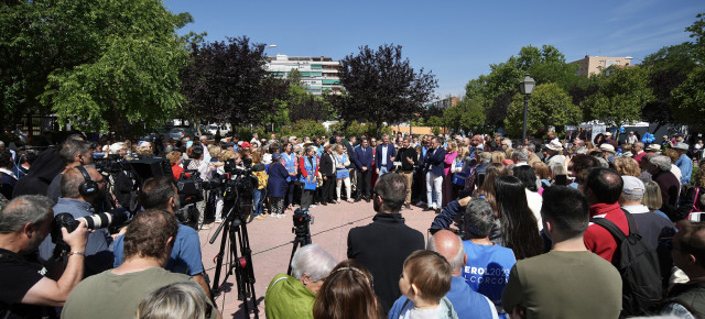 Alberto Núñez Feijóo visita Alcorcón