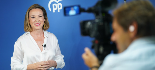 La secretaria general del PP, Cuca Gamarra