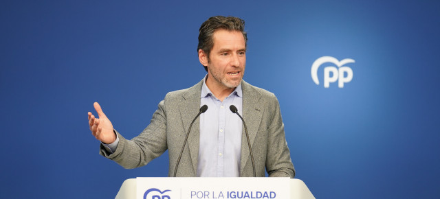 Rueda de prensa de Borja Sémper