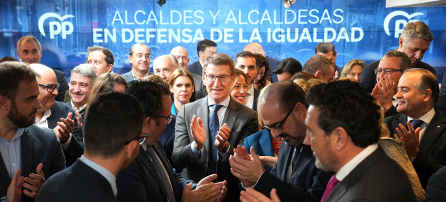 Alberto Núñez Feijóo se reúne con alcaldes del PP 