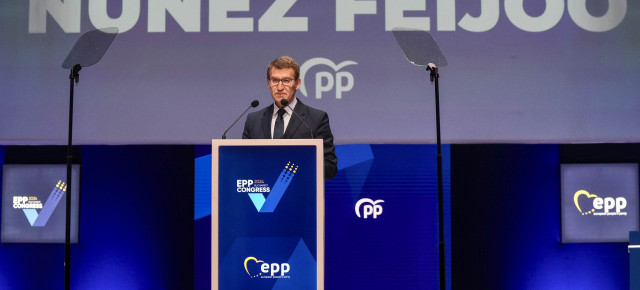 Alberto Núñez Feijóo interviene en el Congreso del Partido Popular Europeo 