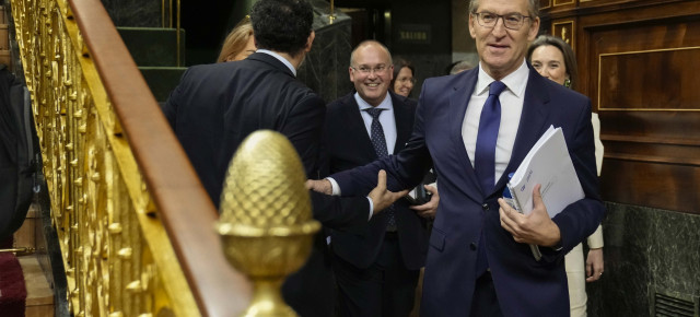 Alberto Núñez Feijóo en el Congreso de los Diputados