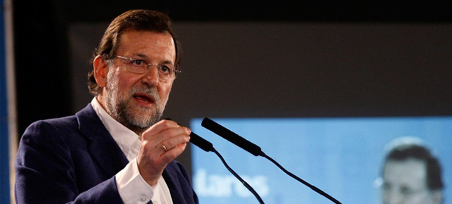Mariano Rajoy durante su intervenció en la clausura del Congreso de Baleares