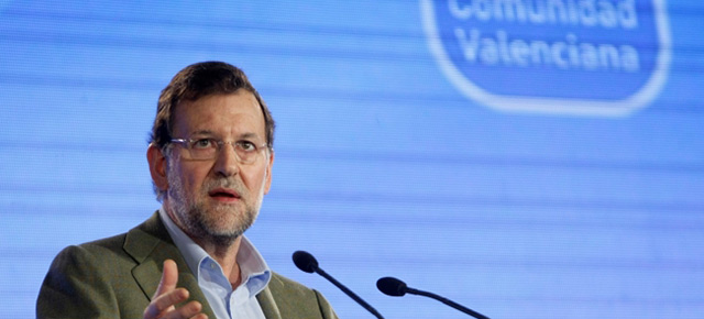 Mariano Rajoy durante su intervención en la clausura de la Convención Regional del PPCV