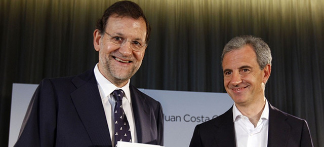 Mariano Rajoy en la presentación del libro de Juan Costa