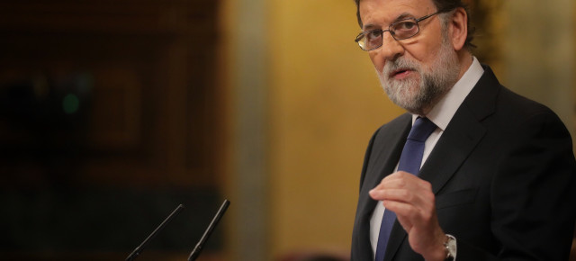 El presidente del Gobierno, Mariano Rajoy, comparece en el Congreso para dar explicaciones sobre el Sistema Público de Pensiones