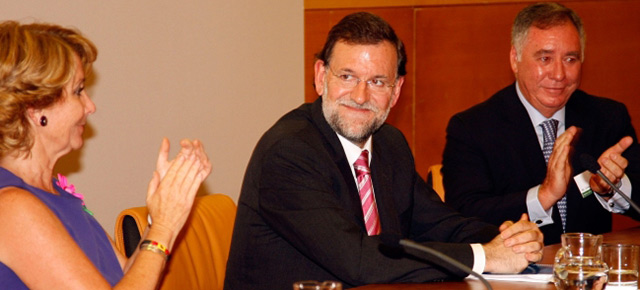 Mariano Rajoy durante su internvención en el Congreso de la Empresa Familiar de Madrid