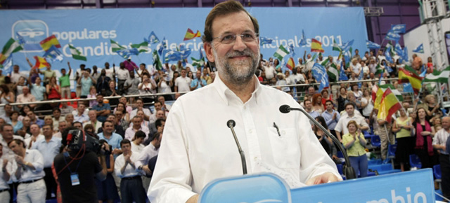 Mariano Rajoy durante su intervención en el acto