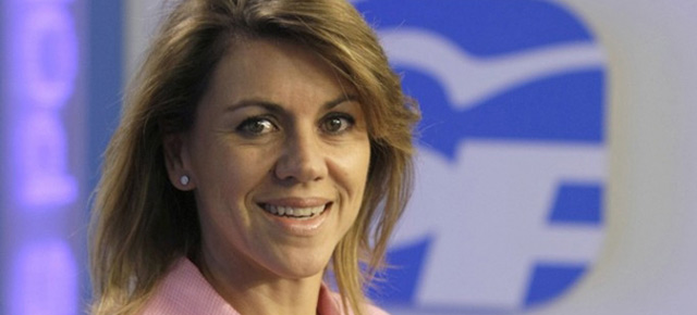 La secretaria general del PP, María Dolores de Cospedal