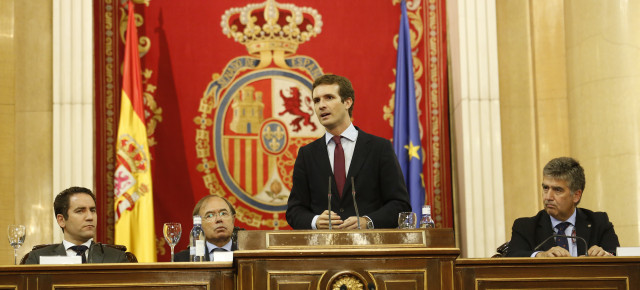 Pablo Casado en el Senado