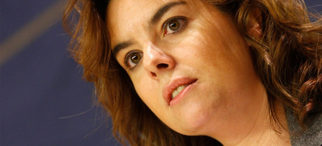 La portavoz del Grupo Parlamentario Popular, Soraya Sáenz de Santamaría