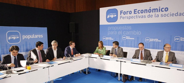 Reunión del Foro Económico del PP