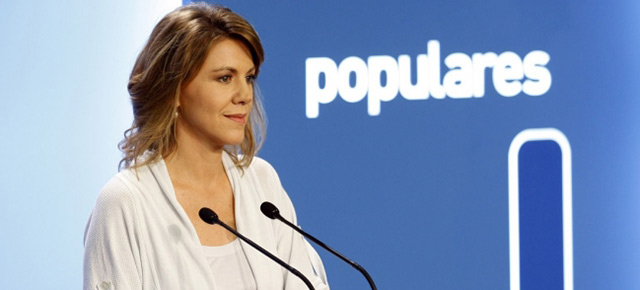 La secretaria general del Partido Popular, María Dolores de Cospedal