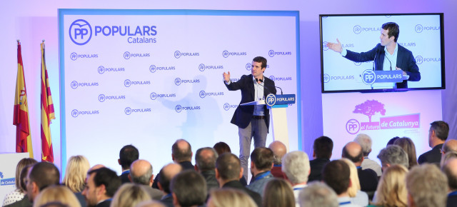 Pablo Casado clausura el XV Congreso Extraordinario del PP de Cataluña