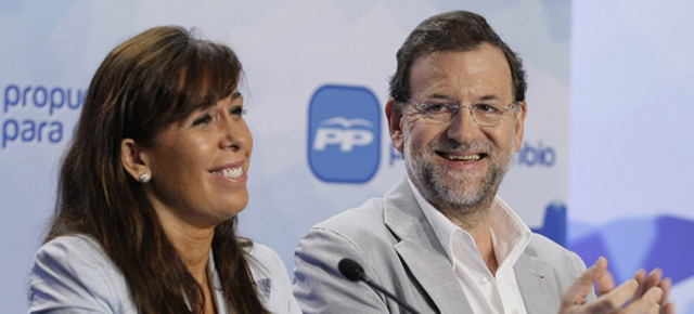 Alicia Sánchez-Camacho con Mariano Rajoy