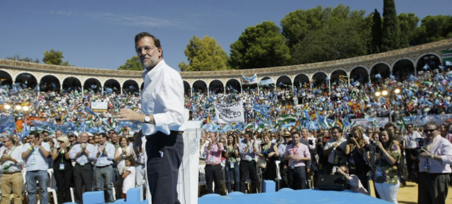 El presidente del Partido Popular, Mariano Rajoy