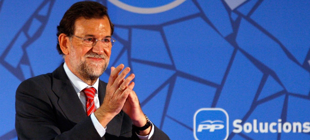 Mariano Rajoy durante su intervención en el acto de Lloret