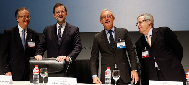 Mariano Rajoy durante su intervención en el XIII Congreso Nacional de la Empresa Familiar