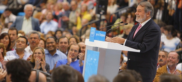 Jaime Mayor Oreja en el acto sobre el empleo de Madrid