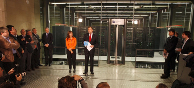 Mariano Rajoy visita el Centro Nacional de Supercomputación 