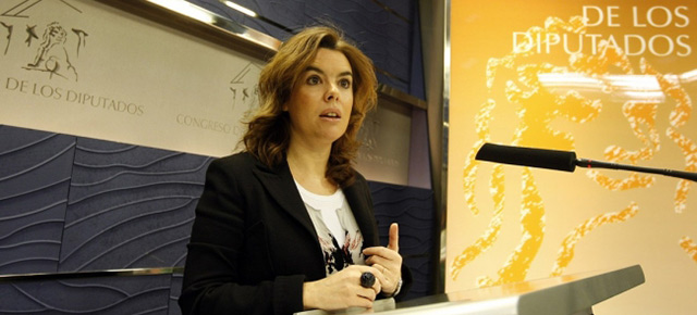 Declaraciones de Soraya Sáenz de Santamaría en el Congreso