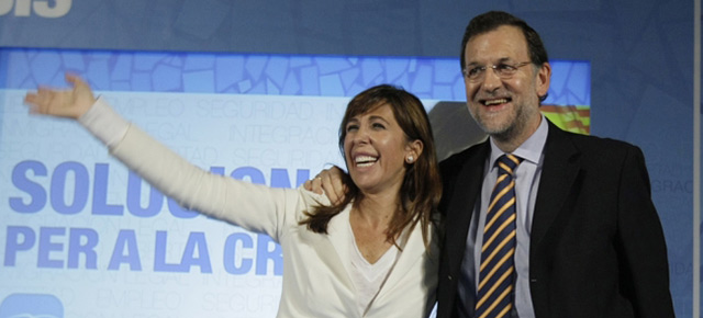 Mariano Rajoy con Alicia Sánchez-Camacho