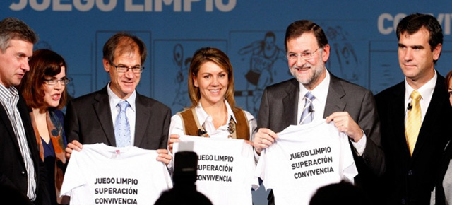 Mariano Rajoy asiste a un acto por el deporte en Guadalajara