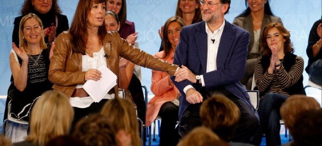 Alicia Sánchez-Camacho con Mariano Rajoy
