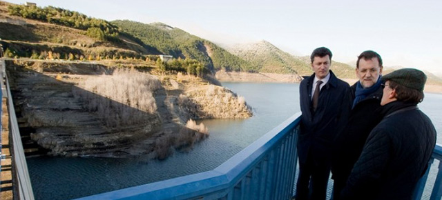 Mariano Rajoy visita el pantano de Itoiz (Navarra)