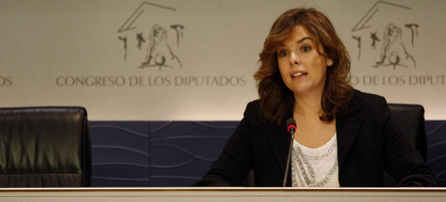 Rueda de prensa de Soraya Sáenz de Santamaría tras la reunión de la Junta de Portavoces