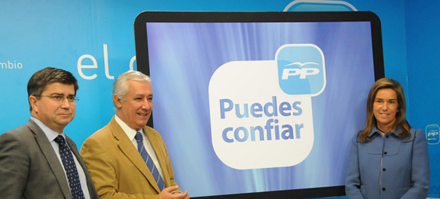 Ana Mato, Javier Arenas y Baudilio Tomé presentan el lema de la Convención 2011: 