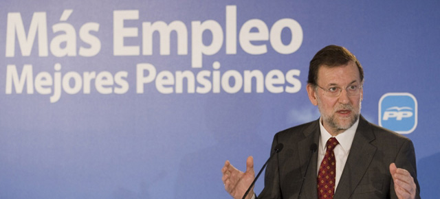 El presidente del Partido Popular, Mariano Rajoy