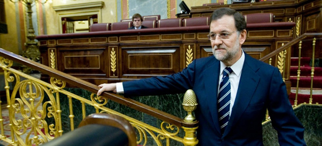 El presidente del PP, Mariano Rajoy