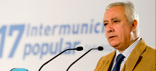 El vicesecretario de Política Autonómica y Local, Javier Arenas
