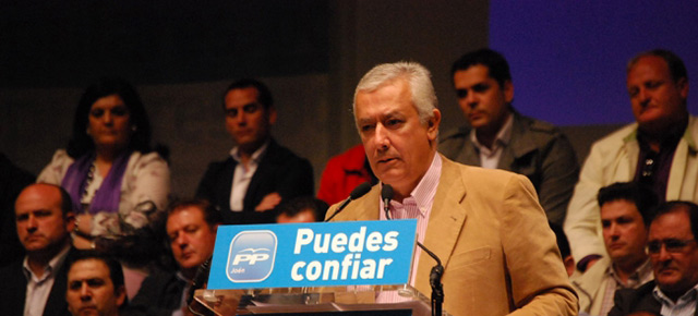 El vicesecretario de Política Autonómica y Local del PP, Javier Arenas