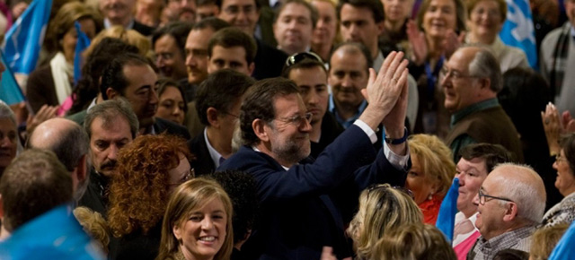 Mariano Rajoy e Isabel Pérez-Espinosa en Gijón