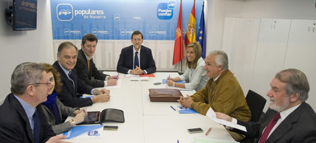 Mariano Rajoy preside el Comité de Dirección en Pamplona