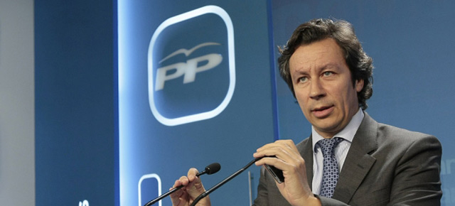 El secretario de Comunicación del PP, Carlos Floriano