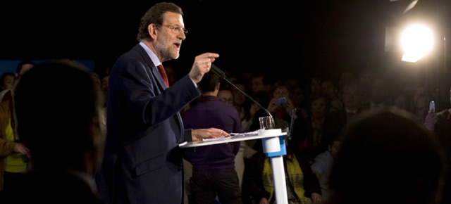 El presidente del Partido Popular, Mariano Rajoy