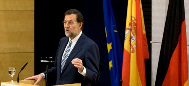 Mariano Rajoy durante su conferencia