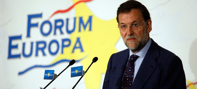 El presidente del PP, Mariano Rajoy