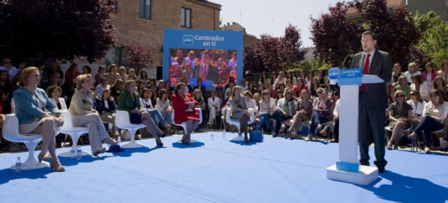 Mariano Rajoy durante su intervención en el acto 