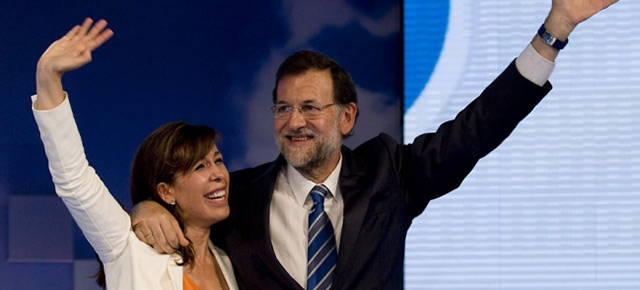 Mariano Rajoy con Alicia Sánchez-Camacho